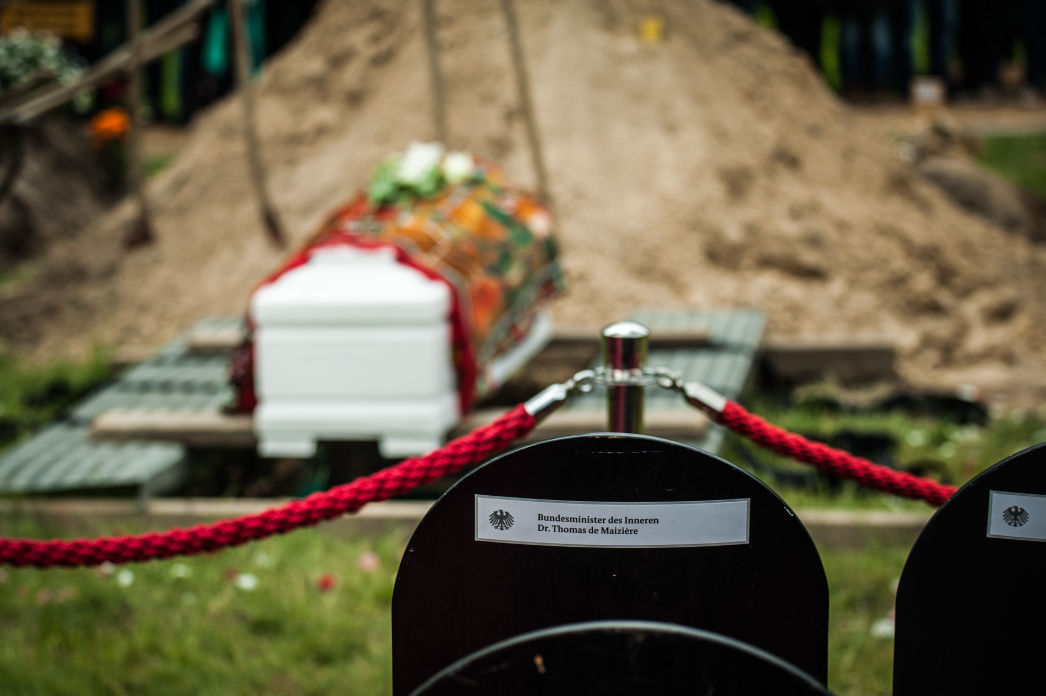 Tote Flüchtlinge Trauerfeier Tote Flüchtlinge