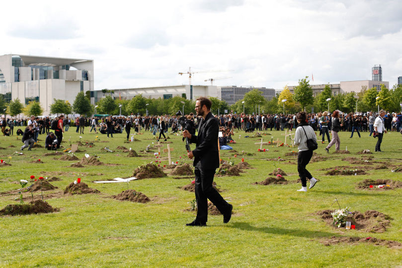 Aktionskunst: Die Toten kommen