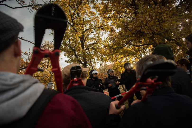 Aktionskunst: Erster Europäischer Mauerfall