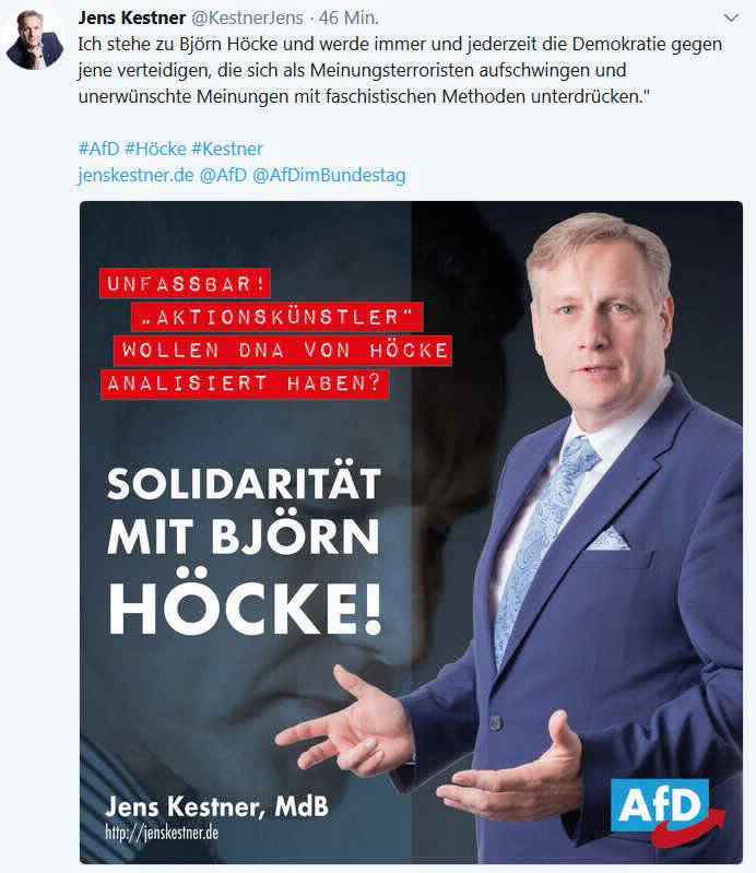 Jens Kestner zum höcke (bornhagen) mahnmal