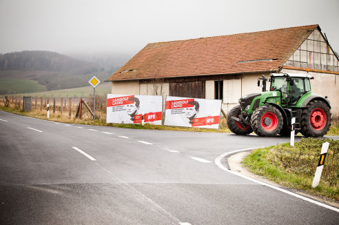 Landolf Ladig, NPD. höcke (bornhagen) mahnmal.